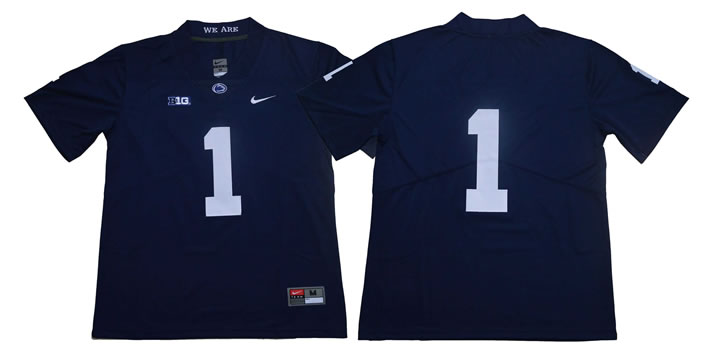 Penn State Nittany Lions 1 Navy Nike College Football Jersey,We sell and wholesale Penn State Nittany Lions 1 Navy Nike College Football Jersey on line form chian!